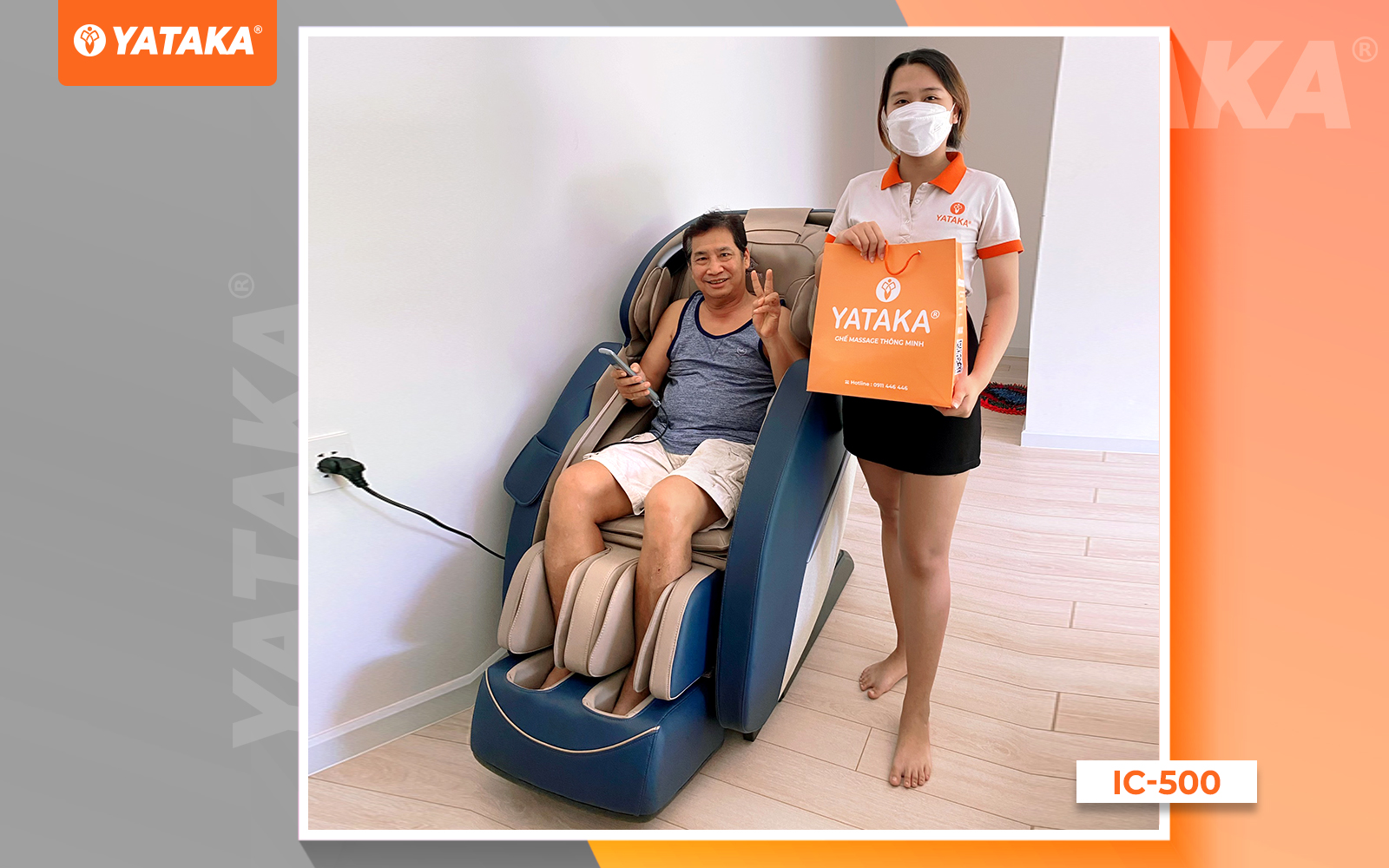 Ghế massage IC-500 tại ghế massage YATAKA Tân Phú