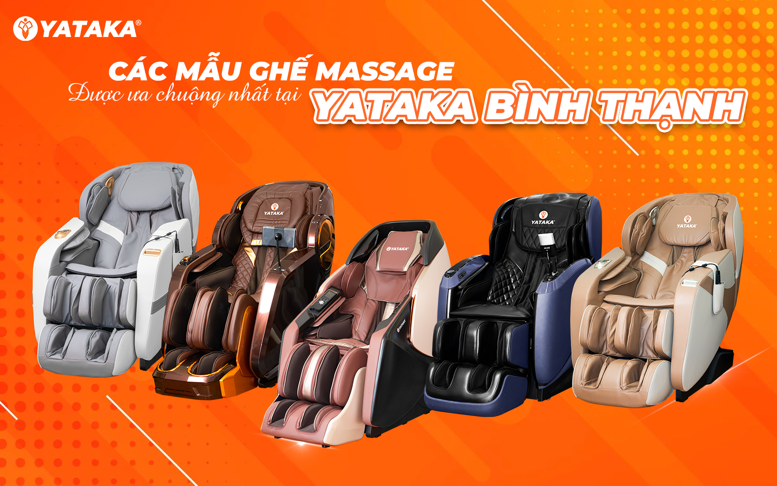 Các mẫu ghế massage tại YATAKA Bình Thạnh