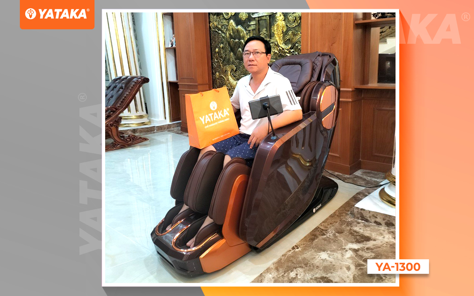 YA-1300 tại ghế massage Tân Phú