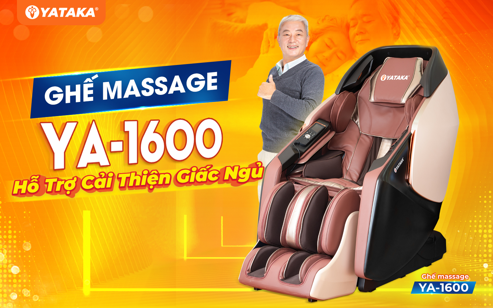 Ghế massage lưng toàn thân YA-1600