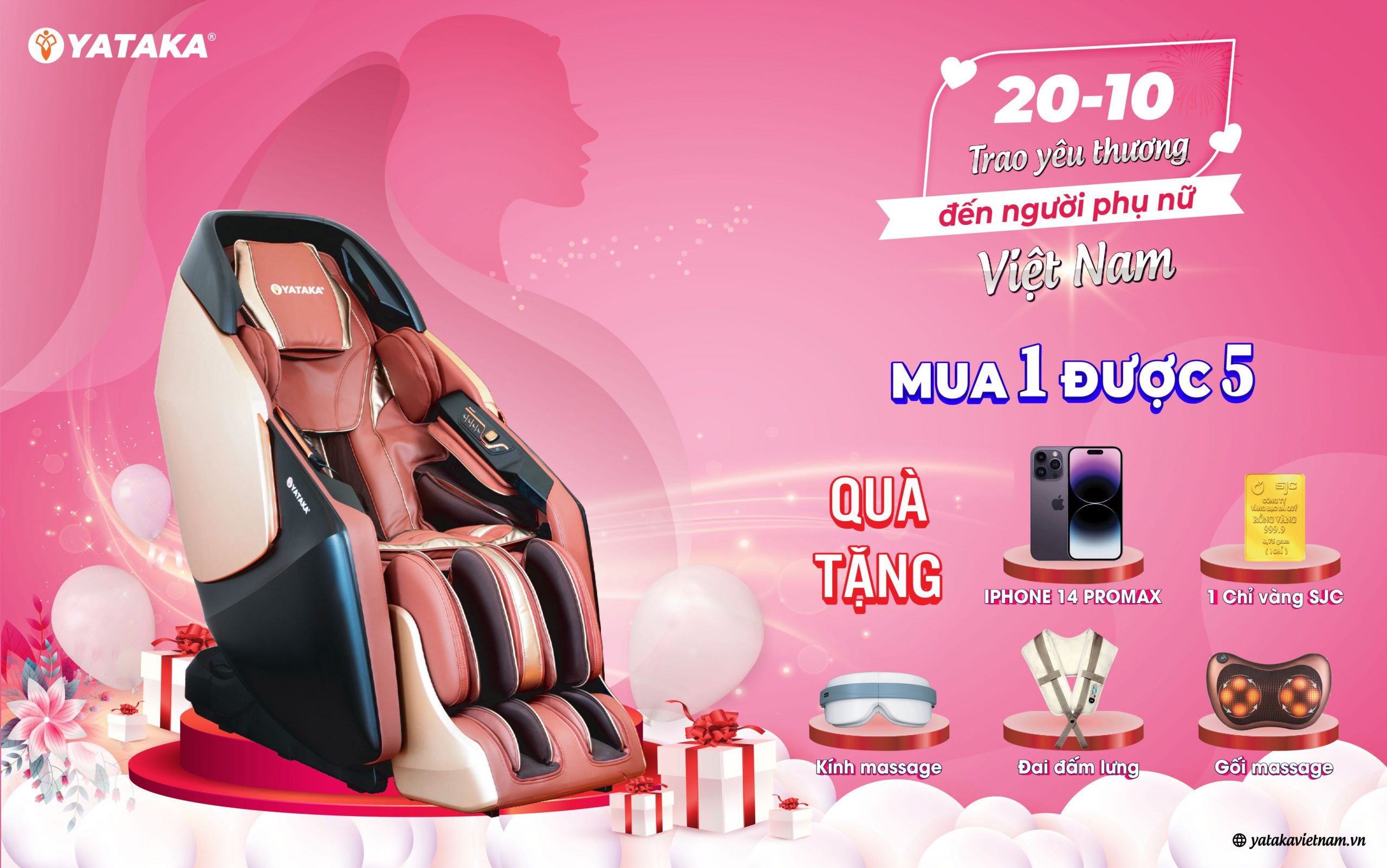 Khuyến mãi 20/10 mua 1 được 5