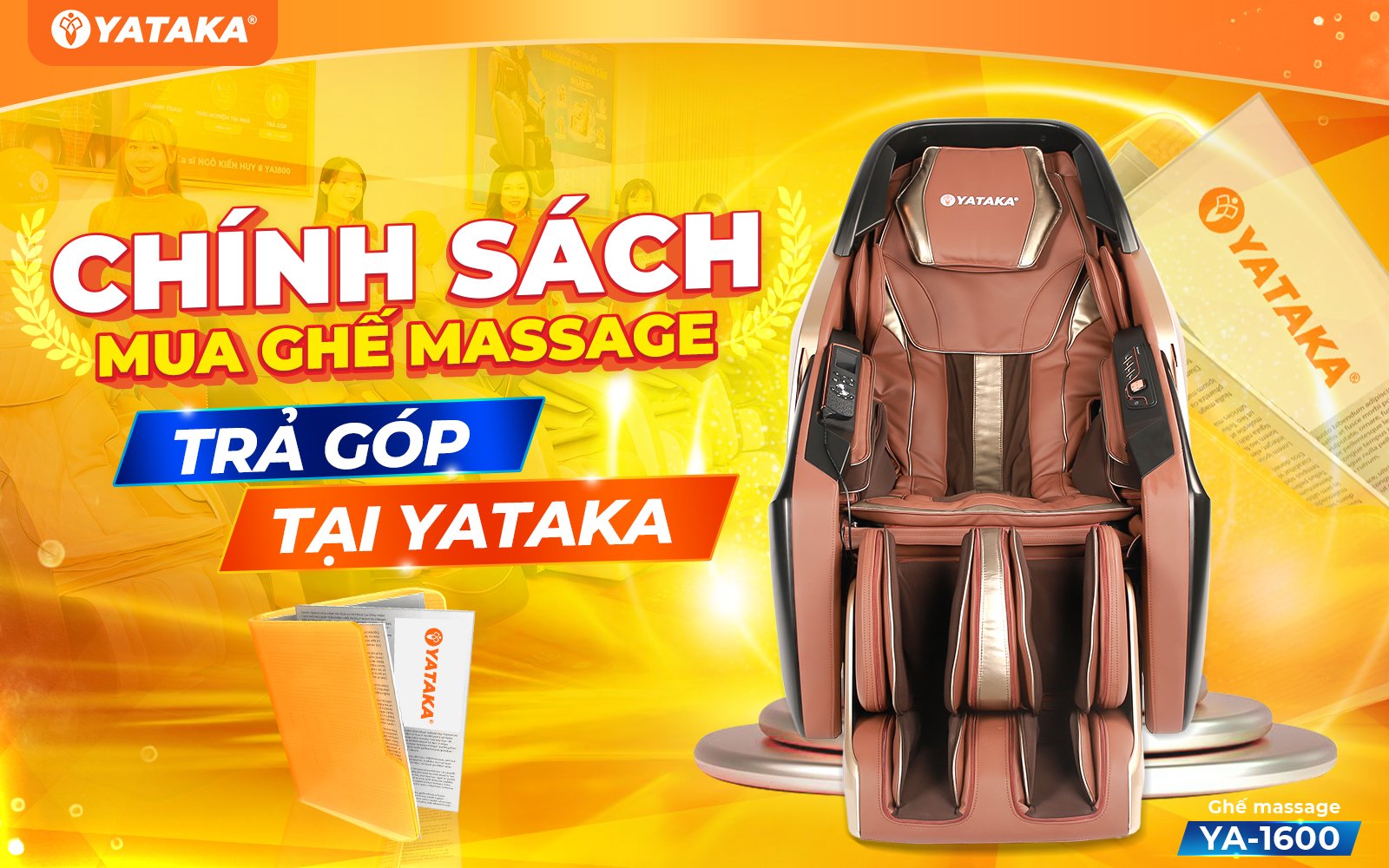 Chính sách mua ghế massage trả góp