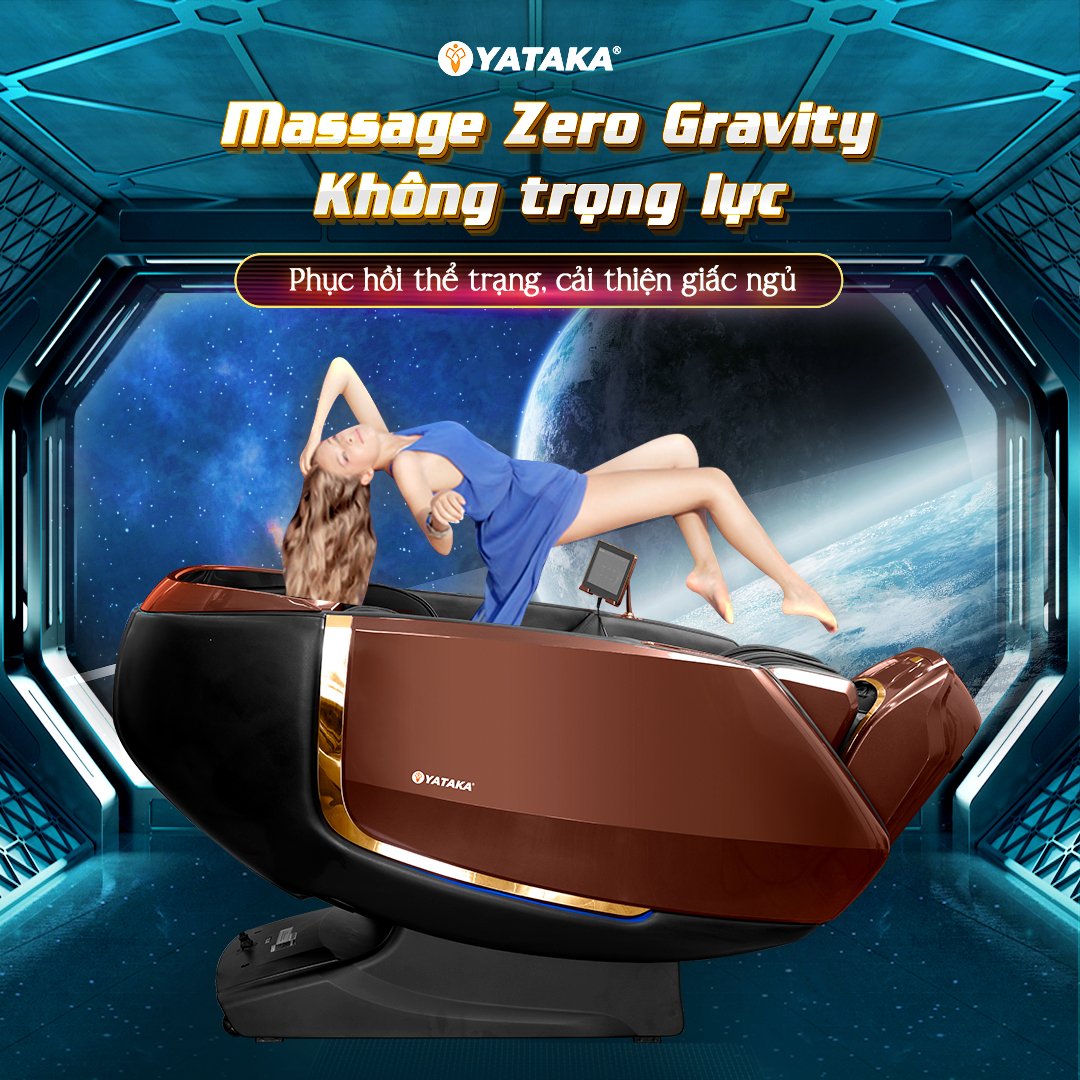 Massage không trọng lực ghế massage cao cấp YA-6868