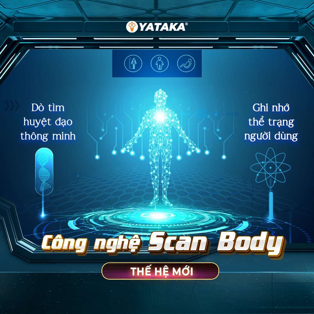 Tính năng Scanbody trên ghế massage cao cấp YA-6868