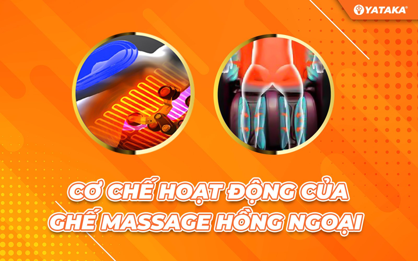 Cơ chế hoạt động của ghế massage hồng ngoại