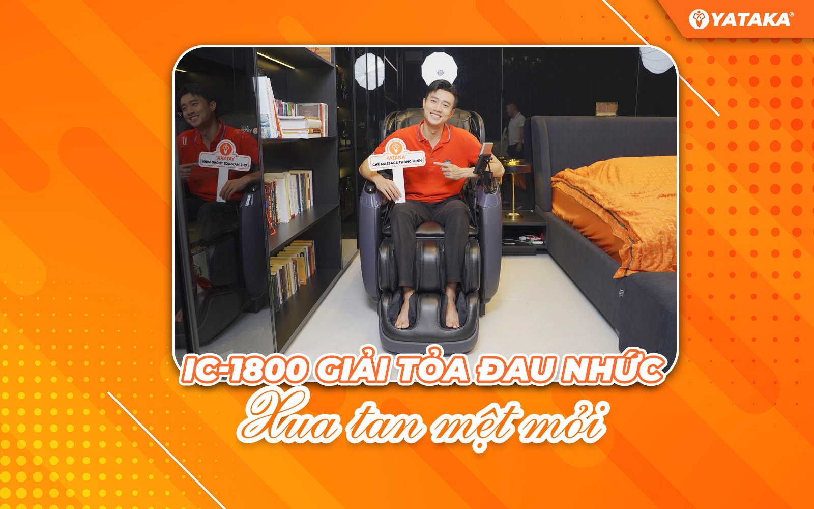 Ghế massage hồng ngoại IC-1800