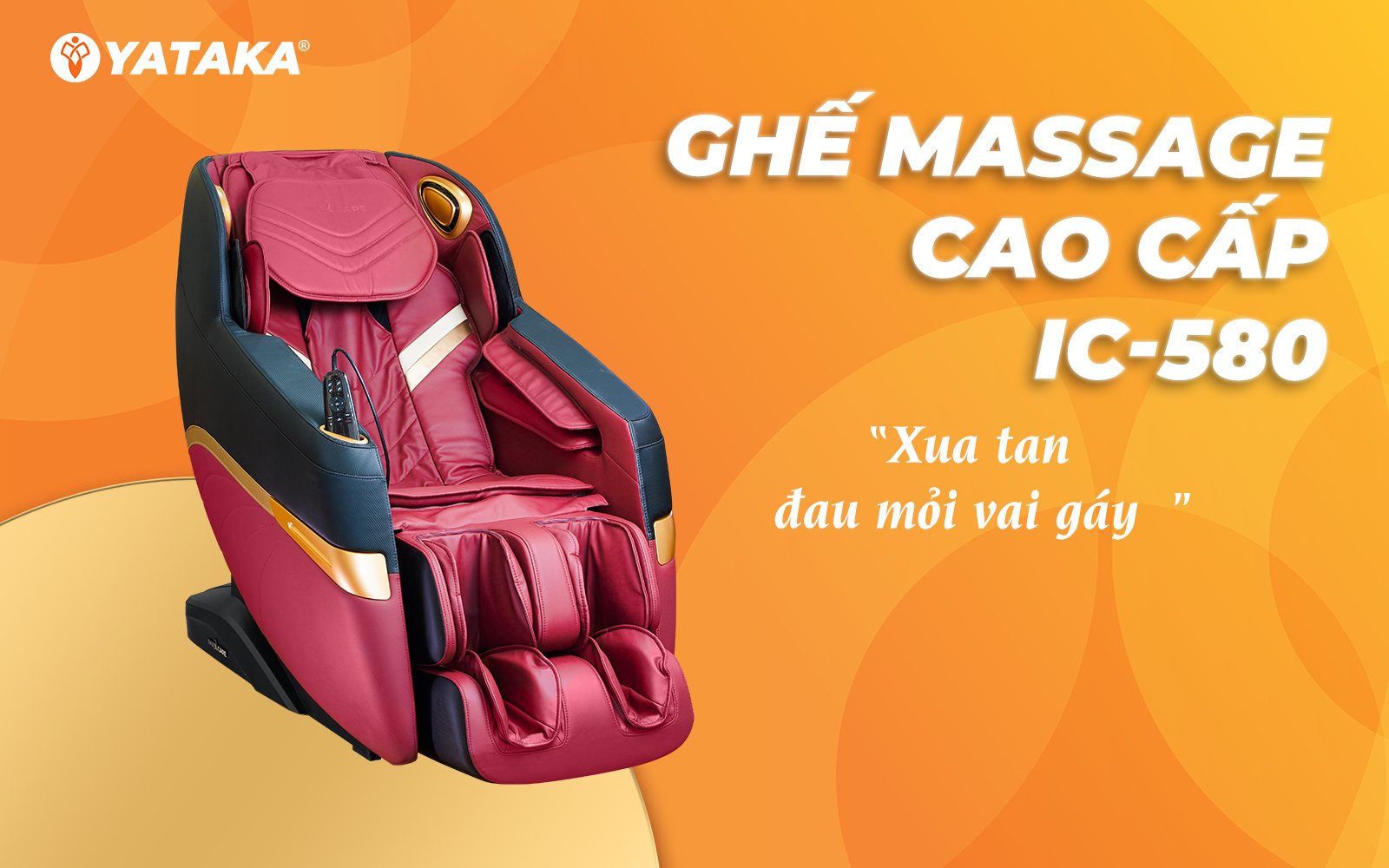 Ghế massage xoa bóp bấm huyệt tại nhà IC-580