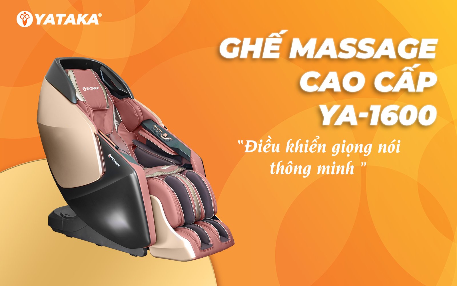 Ghế massage xoa bóp bấm huyệt tại nhà YA-1600