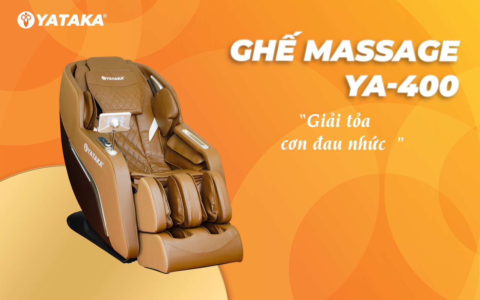 Ghế massage xoa bóp bấm huyệt tại nhà YA-400