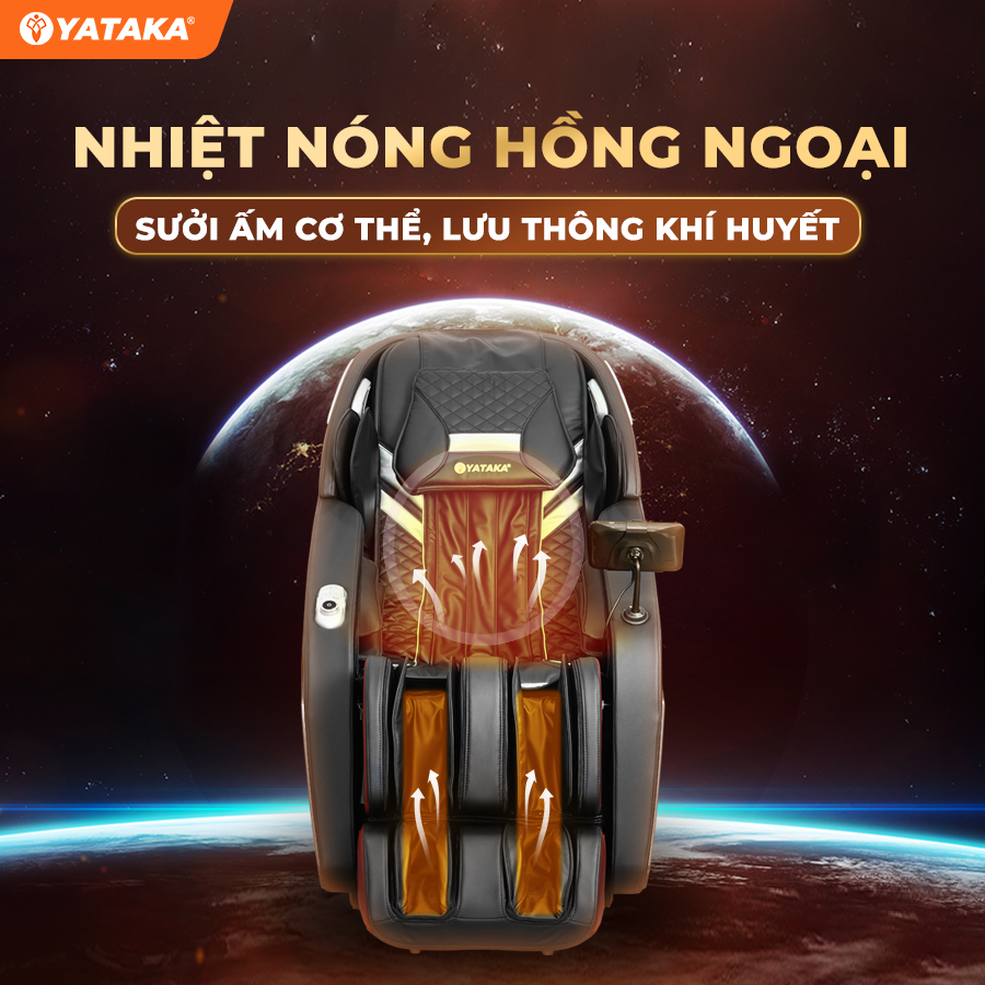 Ghế massage cao cấp YA-1200 nhiệt hồng ngoại