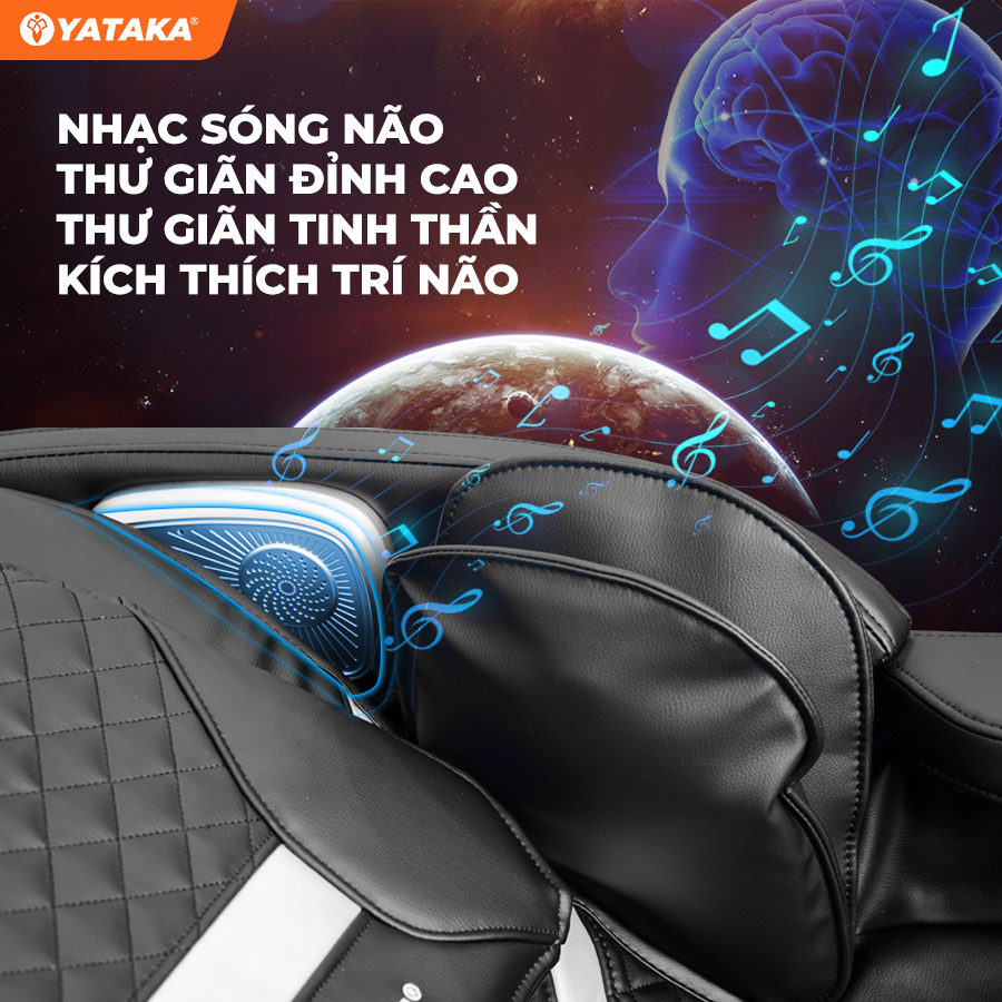 Ghế massage cao cấp YA-1200 tính năng nhạc sóng não