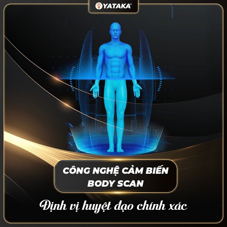Chức năng Body Scan trên ghế massage thông minh YA-588