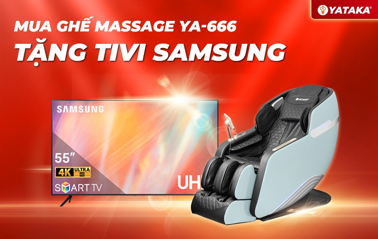 MỪNG SINH NHẬT YATAKA - 1000 GHẾ MASSAGE YA-299 GIẢM CHẠM ĐÁY CHỈ CÒN 6 TRIỆU 6 14 sinh nhat yataka 2